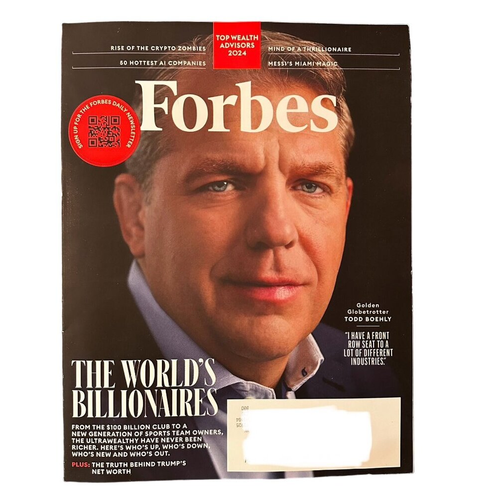 Forbes Magazine April/May 2024 The Worlds Billionaires Top Wealth Advisors